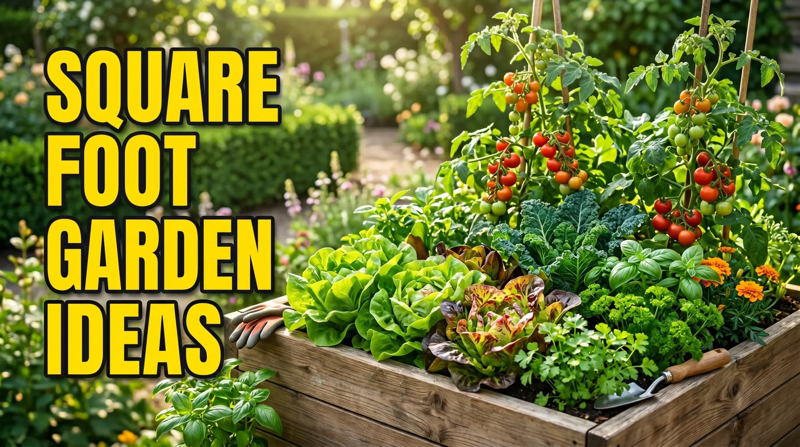 14 The Beginners Square Foot Garden Ideas