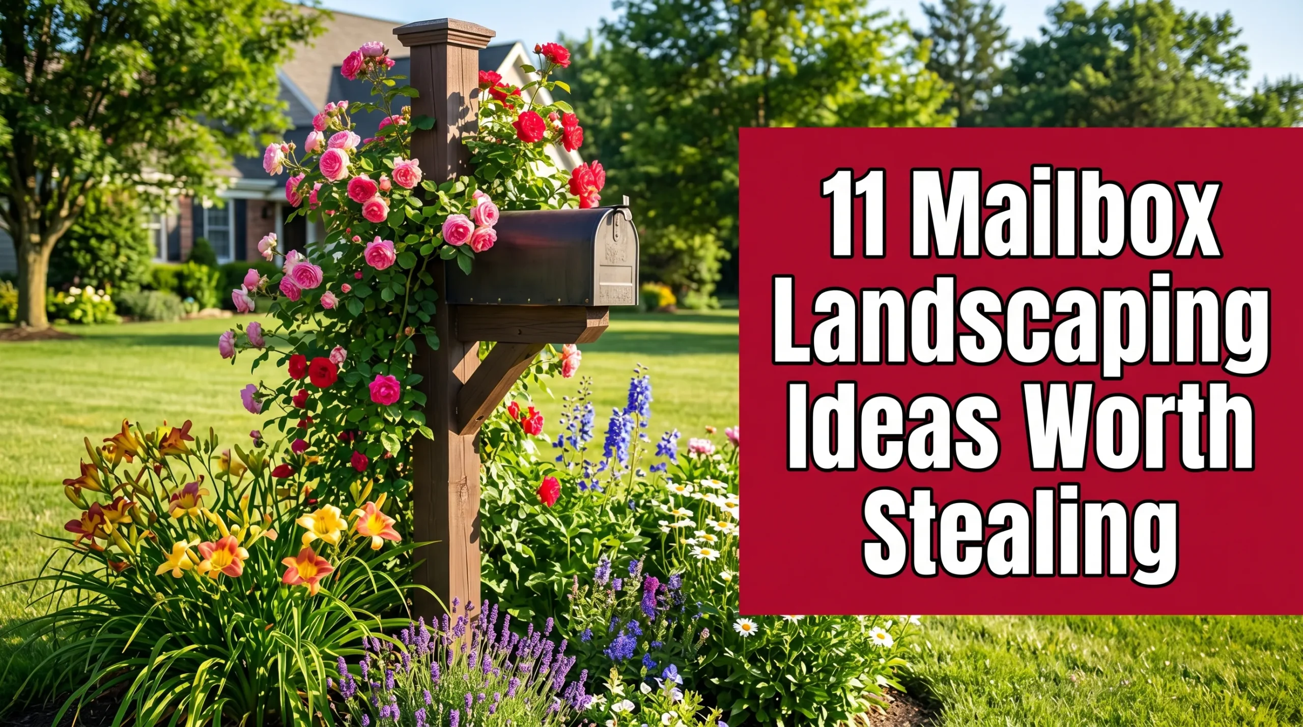 11 Mailbox Landscaping Ideas You'll Want to Steal